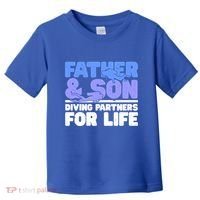 Scuba Diving Father And Son Diving Partners For Life Gift Toddler T-Shirt thumb 0