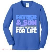 Scuba Diving Father And Son Diving Partners For Life Gift Kids Long Sleeve Shirt thumb 0