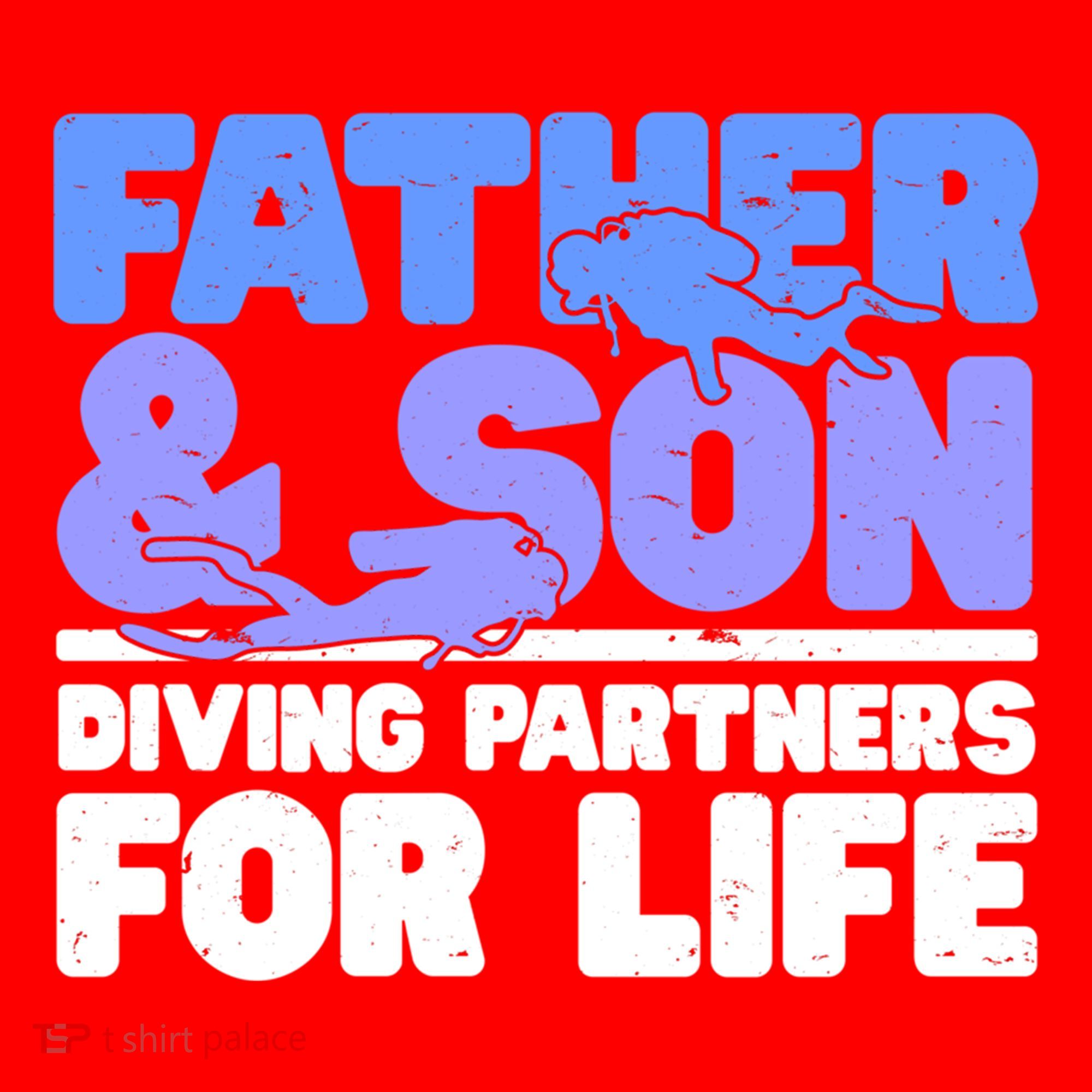 Scuba Diving Father And Son Diving Partners For Life Gift Santa Hat