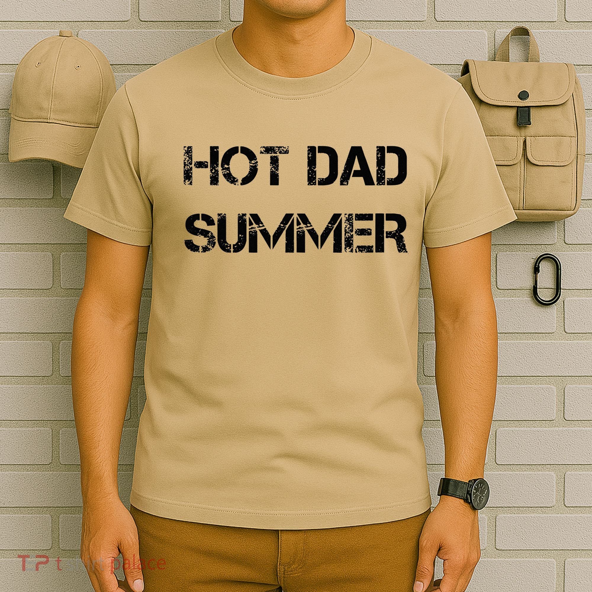 SXXXL DAD FATHERS DAY Guys SUMMER Hot Dad Summer T-Shirt