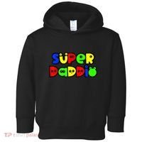 Super Daddio Funny Gamer Dad Fathers Day Video Game Lover Toddler Hoodie thumb 0