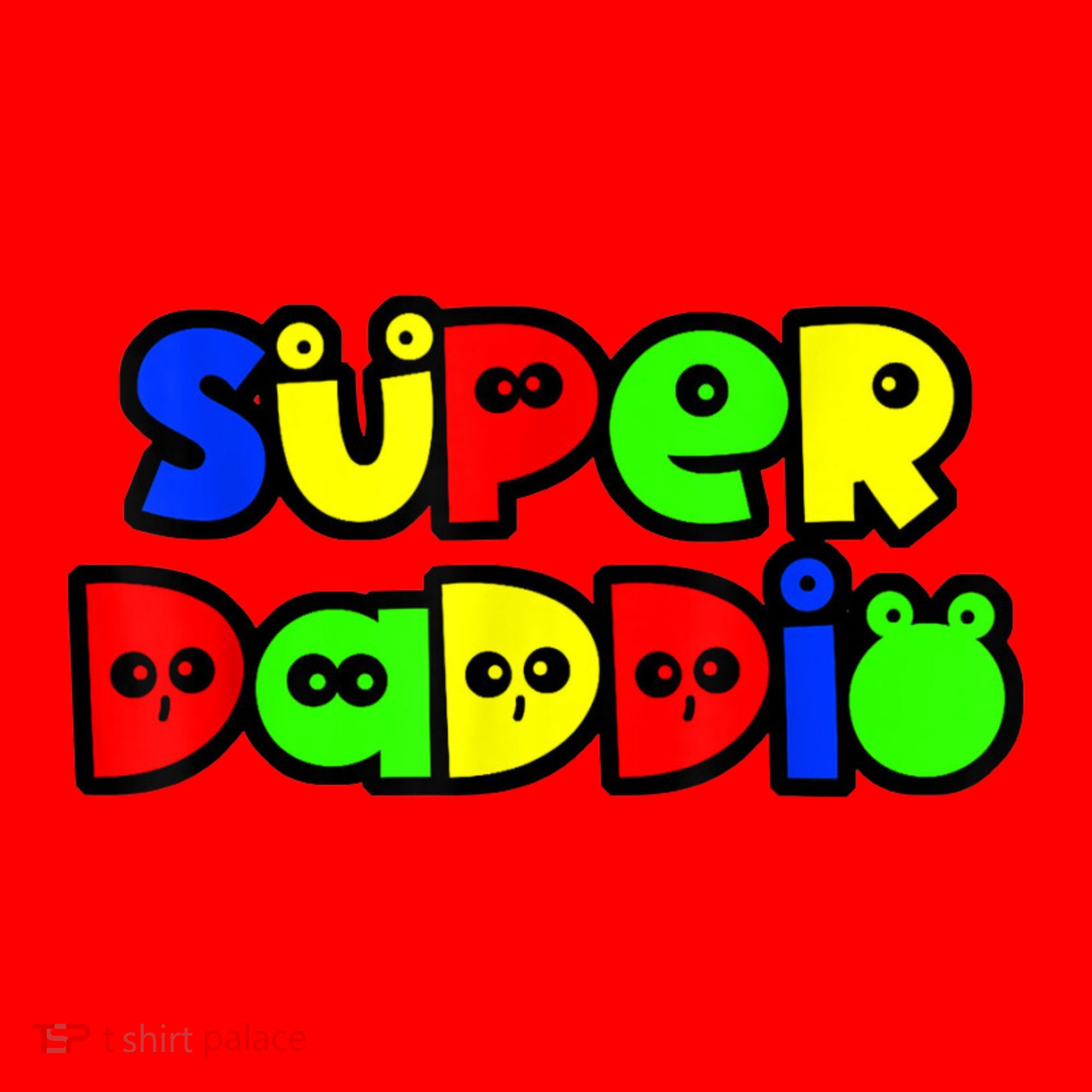 Super Daddio Funny Gamer Dad Fathers Day Video Game Lover Santa Hat