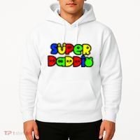 Super Daddio Funny Gamer Dad Fathers Day Video Game Lover Hoodie thumb 2