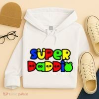 Super Daddio Funny Gamer Dad Fathers Day Video Game Lover Hoodie thumb 4
