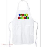 Super Daddio Funny Gamer Dad Fathers Day Video Game Lover Apron thumb 0