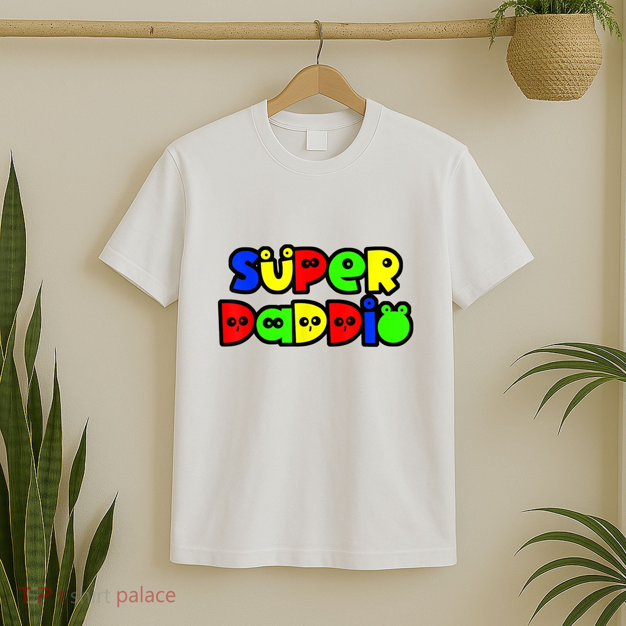 Super Daddio Funny Gamer Dad Fathers Day Video Game Lover T-Shirt