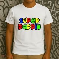 Super Daddio Funny Gamer Dad Fathers Day Video Game Lover T-Shirt thumb 3
