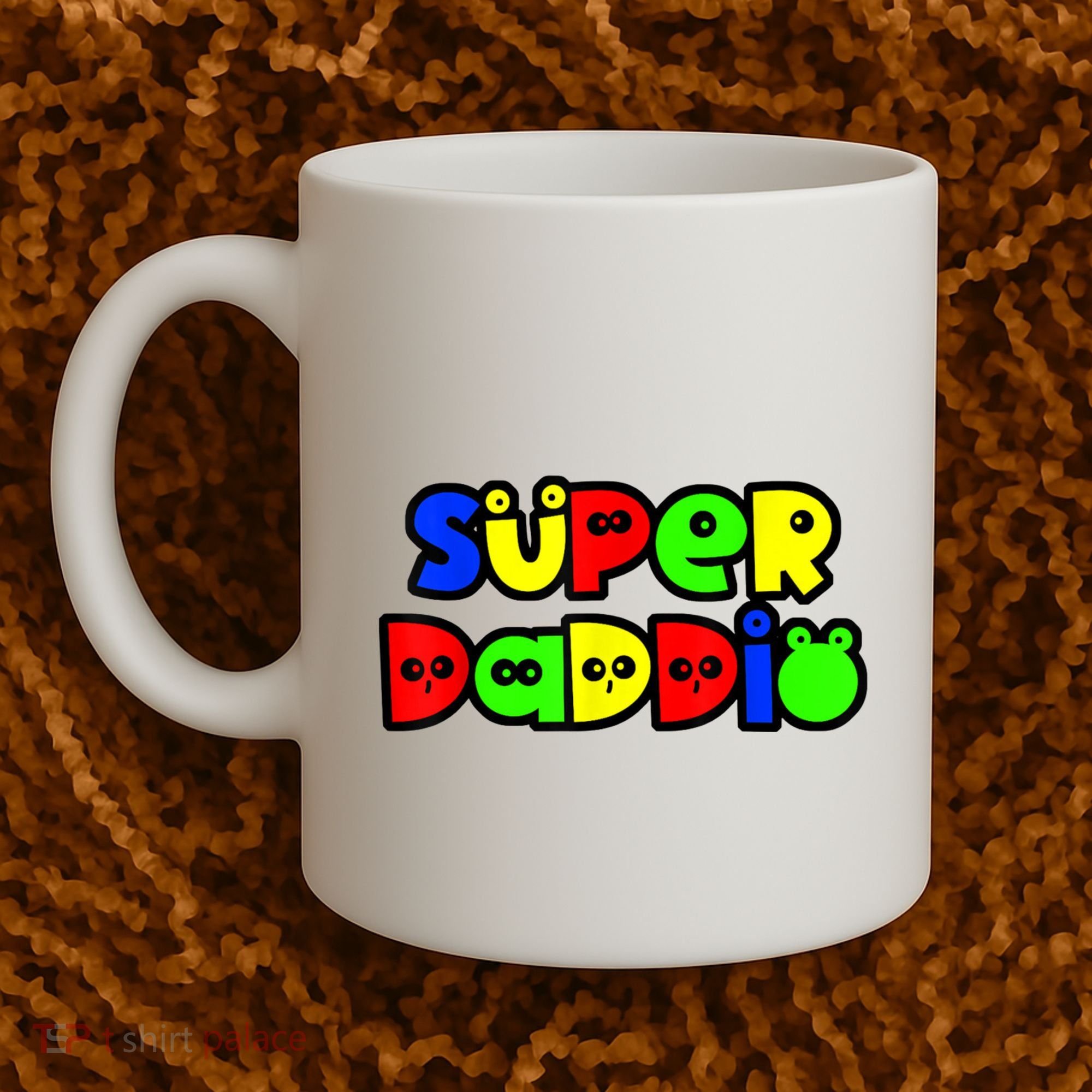 Super Daddio Funny Gamer Dad Fathers Day Video Game Lover Coffee Mug