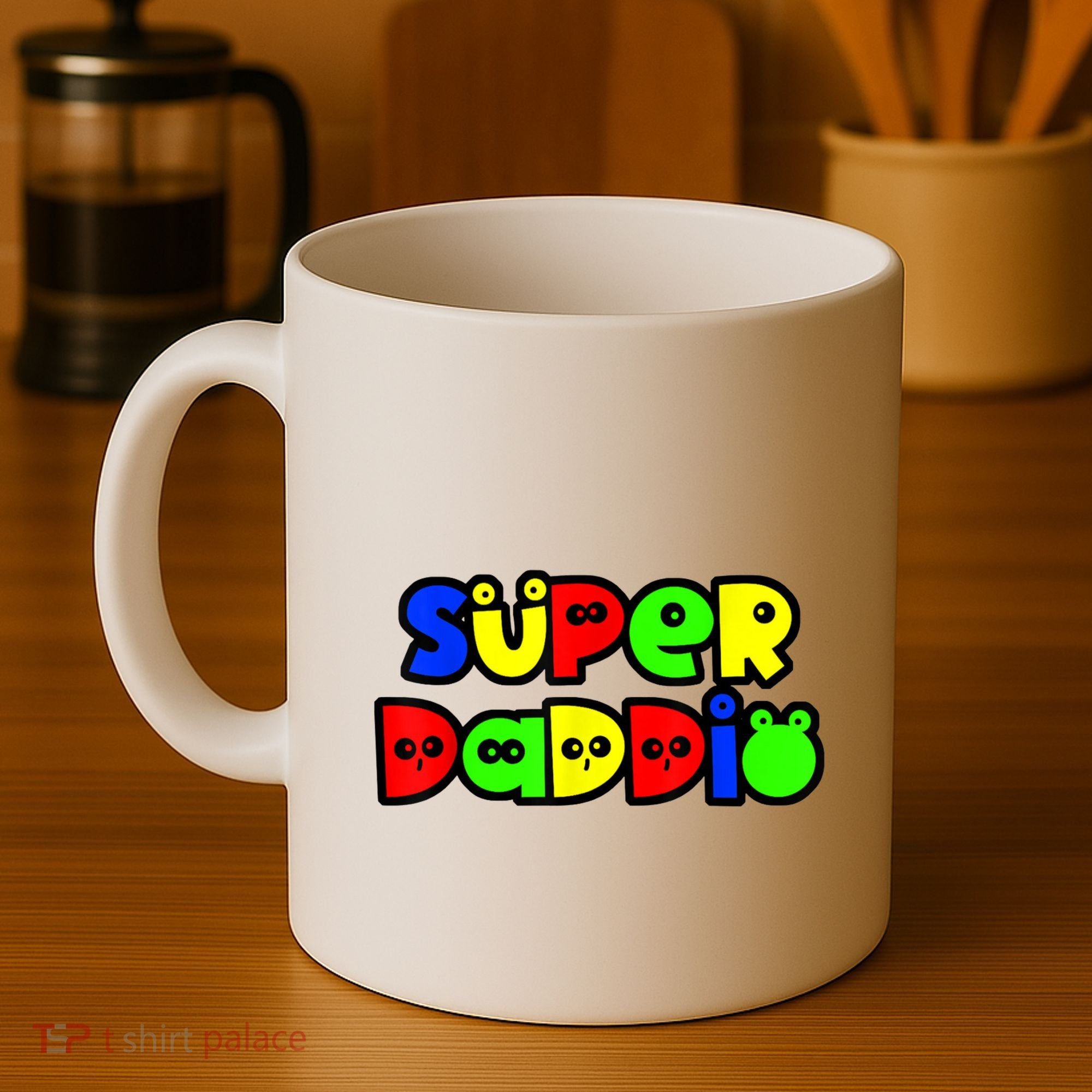 Super Daddio Funny Gamer Dad Fathers Day Video Game Lover Coffee Mug