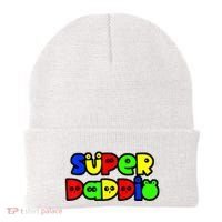 Super Daddio Funny Gamer Dad Fathers Day Video Game Lover Beanie thumb 0