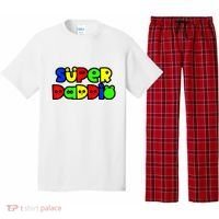 Super Daddio Funny Gamer Dad Fathers Day Video Game Lover Pajama Set thumb 0