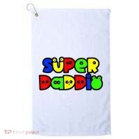 Super Daddio Funny Gamer Dad Fathers Day Video Game Lover Golf Towel thumb 0
