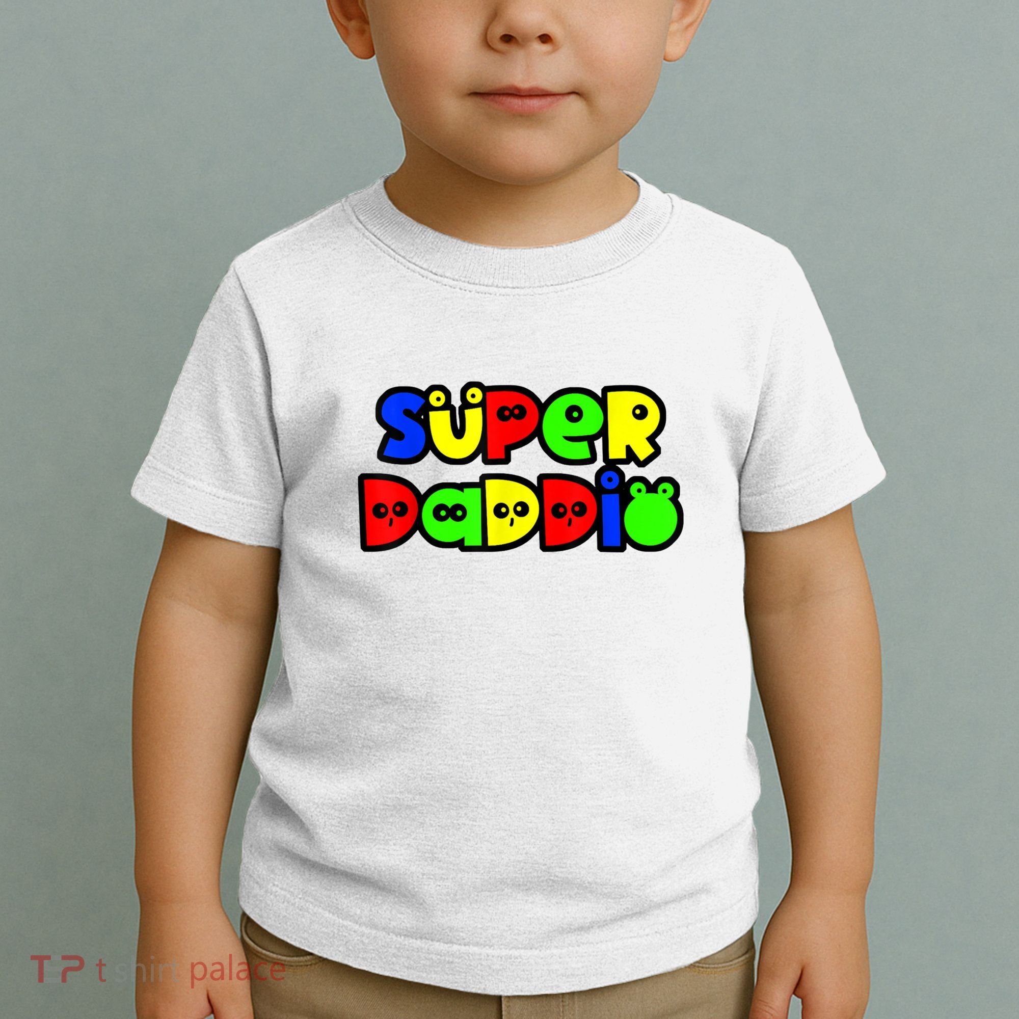 Super Daddio Funny Gamer Dad Fathers Day Video Game Lover Toddler T-Shirt