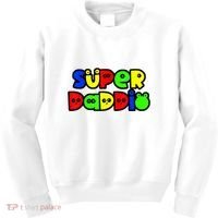 Super Daddio Funny Gamer Dad Fathers Day Video Game Lover Kids Sweatshirt thumb 0