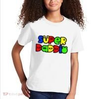 Super Daddio Funny Gamer Dad Fathers Day Video Game Lover Kids T-Shirt thumb 2