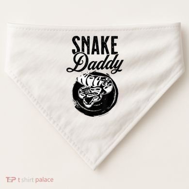 Snake Daddy Father Dad Snake USA-Made Doggie Bandana