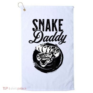 Snake Daddy Father Dad Snake Golf Towel
