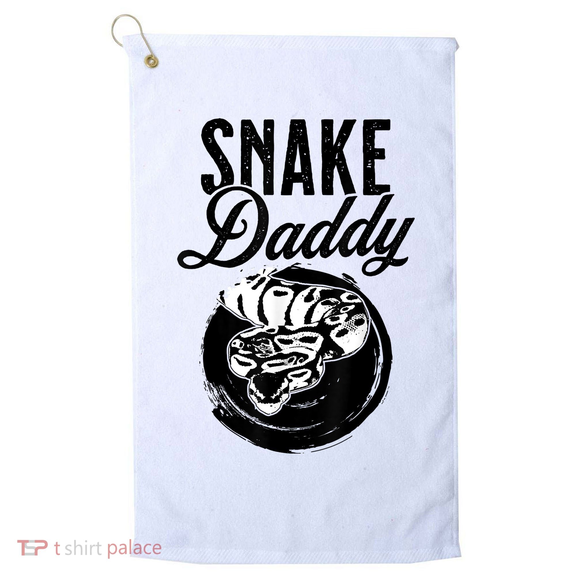 Snake Daddy Father Dad Snake Golf Towel