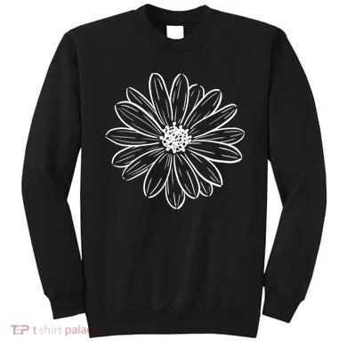 Spring Daisy Floral Sweatshirt