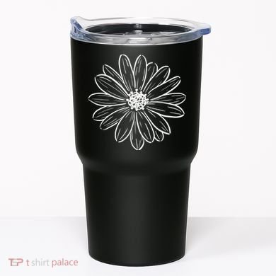 Spring Daisy Floral Tumbler