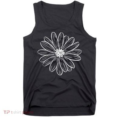Spring Daisy Floral Tank Top
