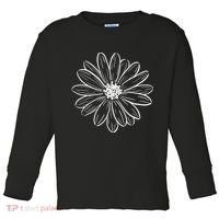 Spring Daisy Floral Toddler Long Sleeve Shirt thumb 0