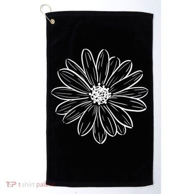 Spring Daisy Floral Golf Towel