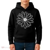 Spring Daisy Floral Kids Hoodie thumb 4