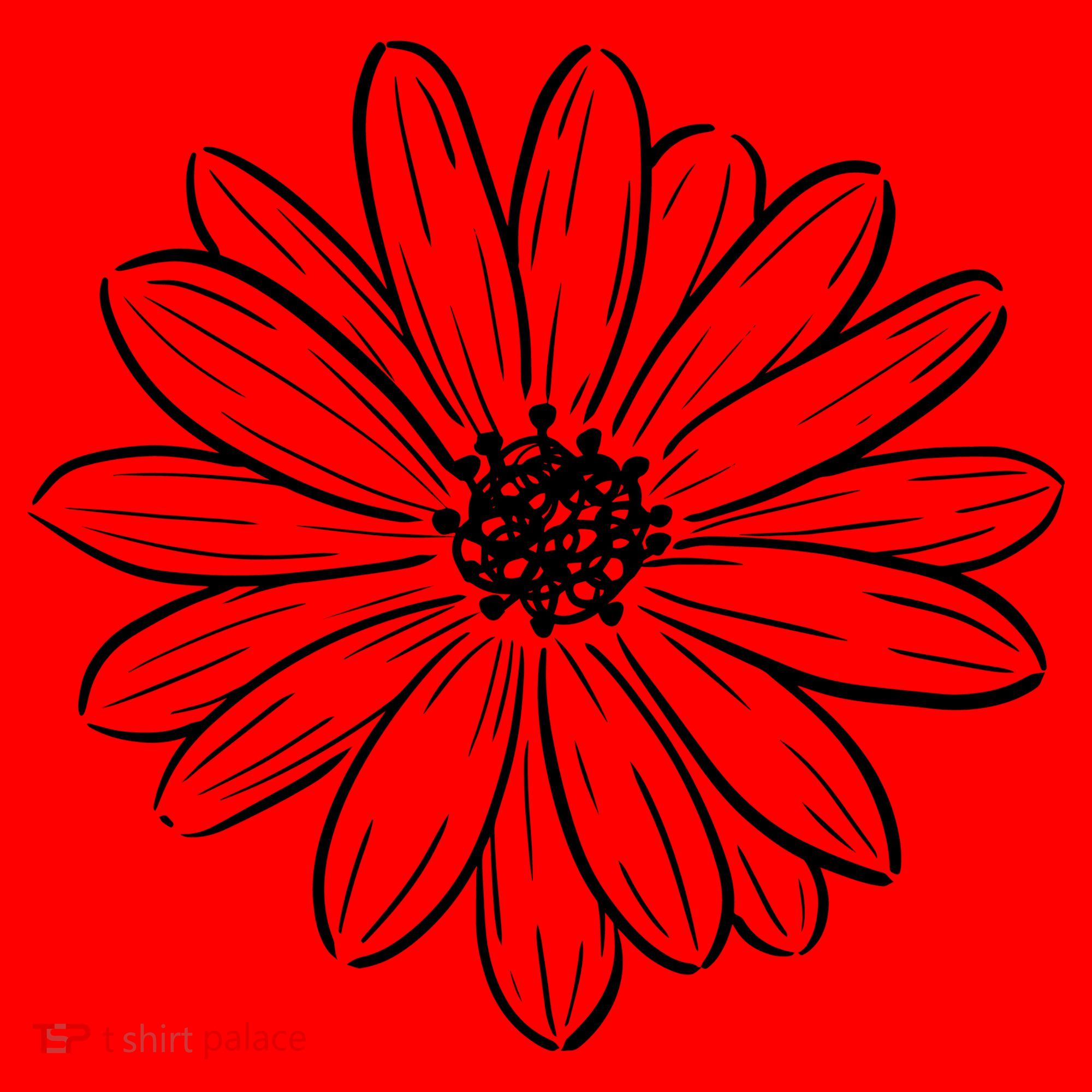 Spring Daisy Floral Santa Hat