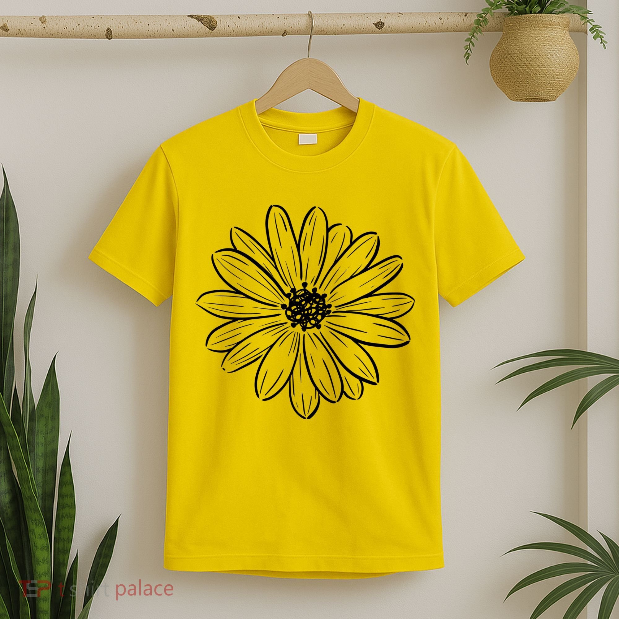 Spring Daisy Floral T-Shirt