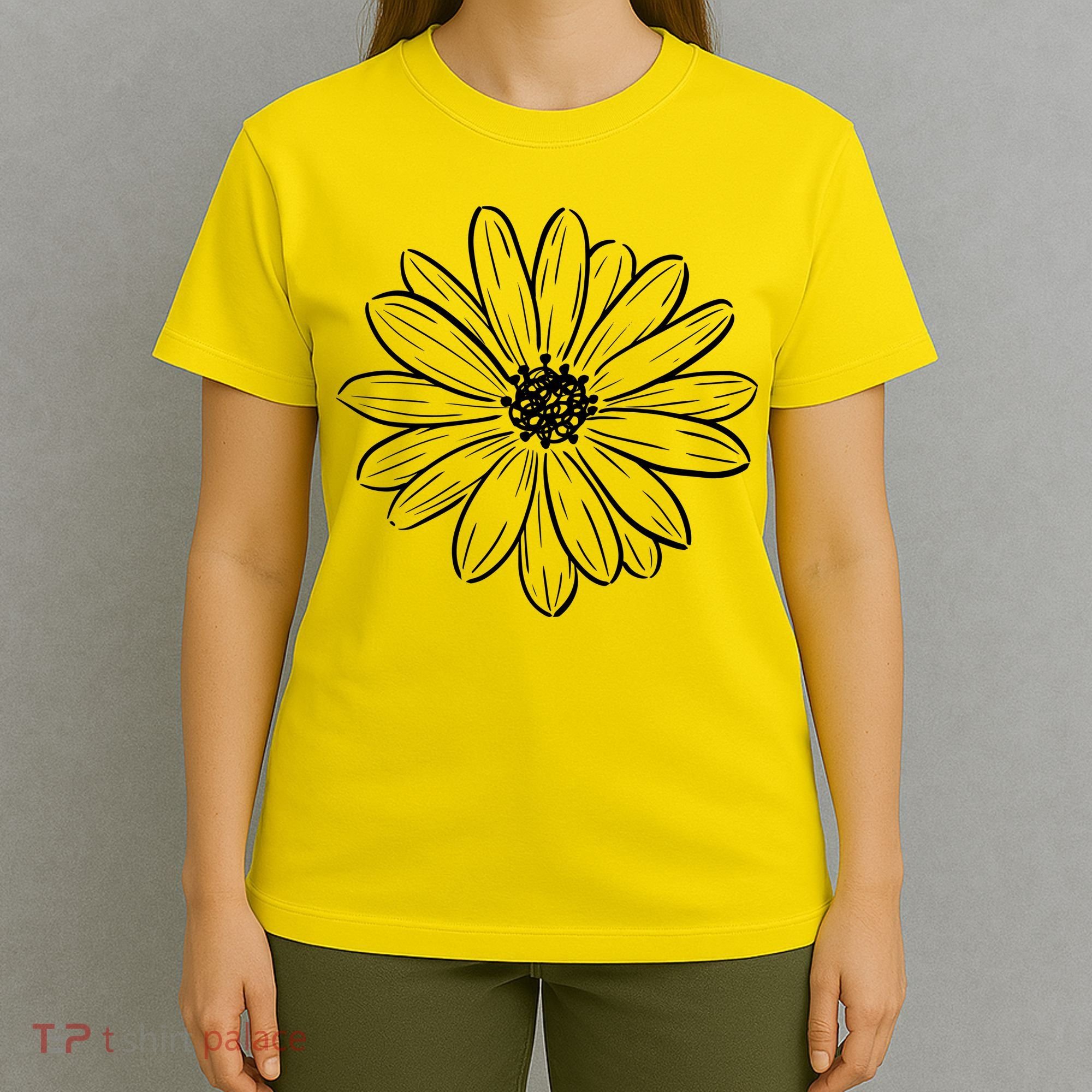 Spring Daisy Floral T-Shirt