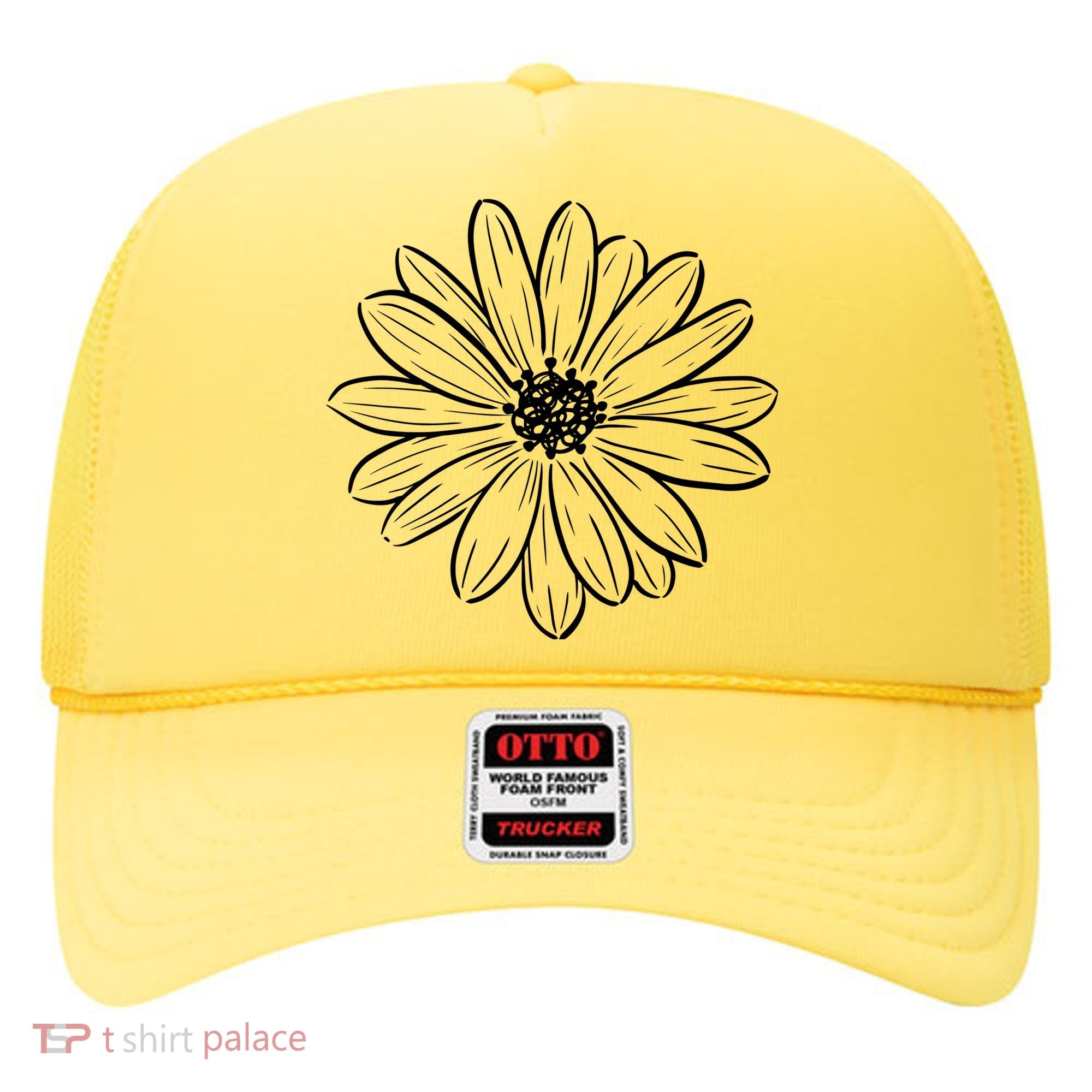Spring Daisy Floral Hat