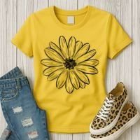 Spring Daisy Floral Women's T-Shirt thumb 3