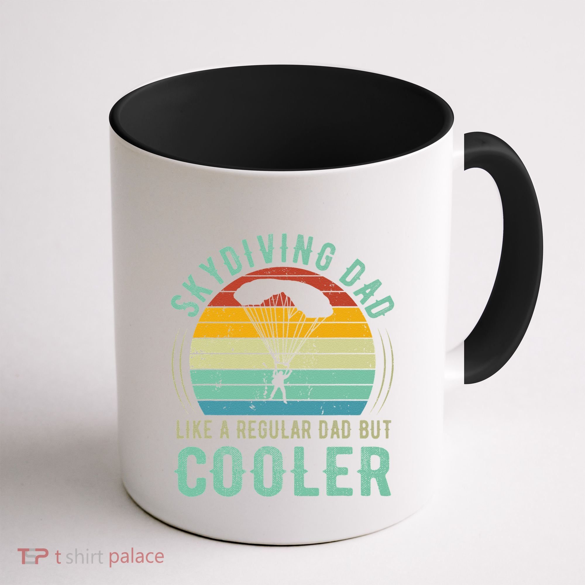 Skydiving Dad Funny Parachuting Skydiver Fathers Day Gift Coffee Mug