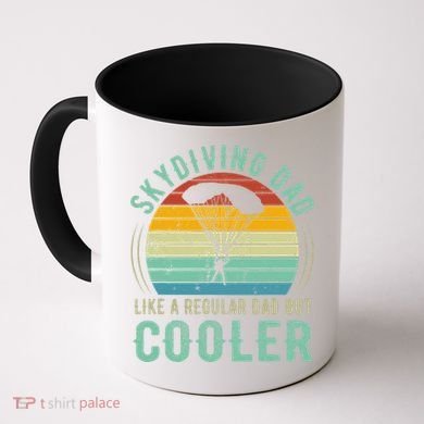 Skydiving Dad Funny Parachuting Skydiver Fathers Day Gift Coffee Mug