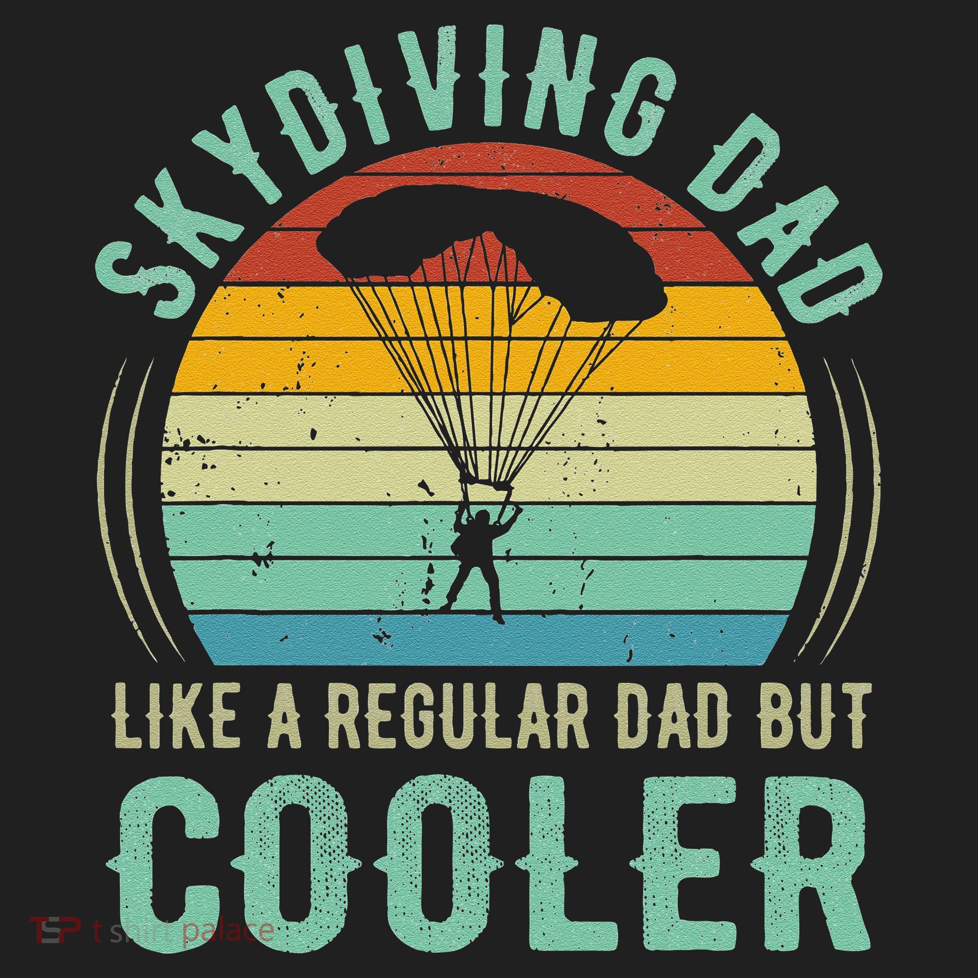 Skydiving Dad Funny Parachuting Skydiver Fathers Day Gift Beanie