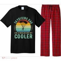 Skydiving Dad Funny Parachuting Skydiver Fathers Day Gift Pajama Set thumb 0