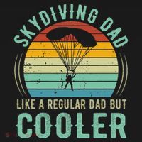 Skydiving Dad Funny Parachuting Skydiver Fathers Day Gift Pajama Set thumb 2