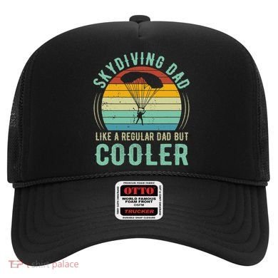 Skydiving Dad Funny Parachuting Skydiver Fathers Day Gift Hat