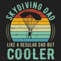 Skydiving Dad Funny Parachuting Skydiver Fathers Day Gift Hat thumb 2
