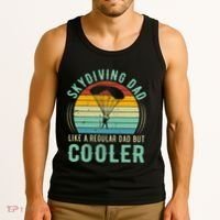 Skydiving Dad Funny Parachuting Skydiver Fathers Day Gift Tank Top thumb 3
