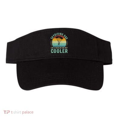 Skydiving Dad Funny Parachuting Skydiver Fathers Day Gift Visor