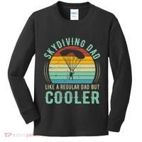 Skydiving Dad Funny Parachuting Skydiver Fathers Day Gift Kids Long Sleeve Shirt thumb 0