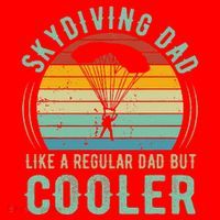 Skydiving Dad Funny Parachuting Skydiver Fathers Day Gift Santa Hat thumb 1