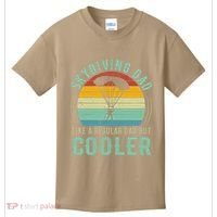 Skydiving Dad Funny Parachuting Skydiver Fathers Day Gift Kids T-Shirt thumb 0
