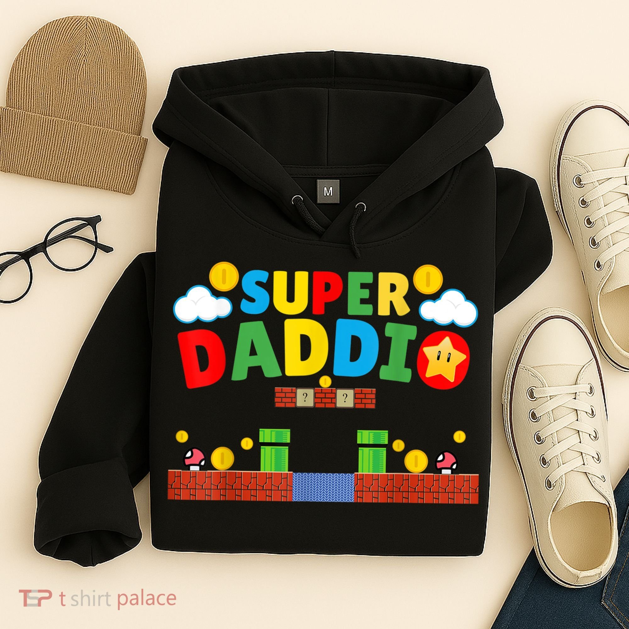 Super Dad Father's Day Gamer Daddy Super Daddio Hoodie