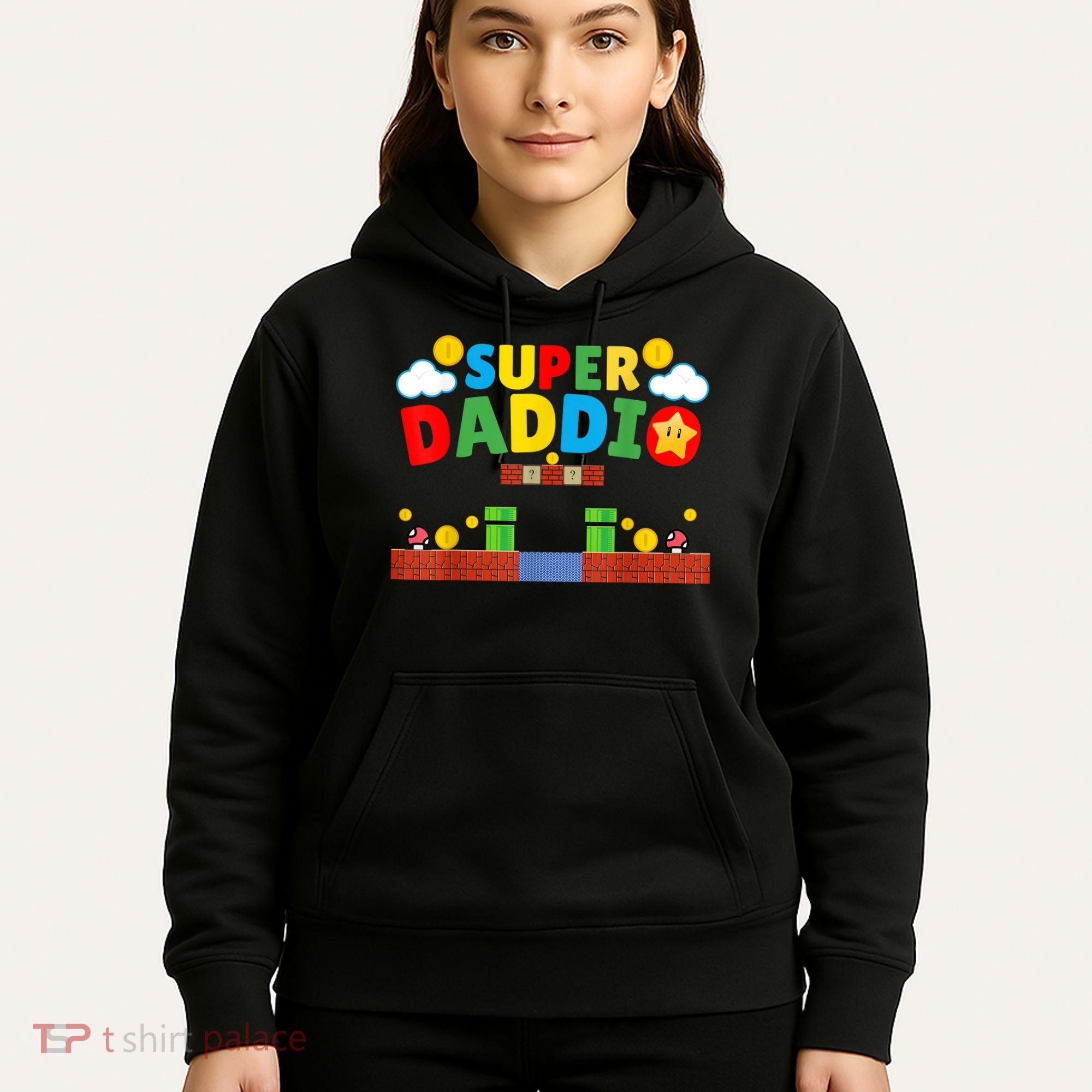 Super Dad Father's Day Gamer Daddy Super Daddio Hoodie