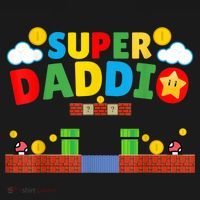 Super Dad Father's Day Gamer Daddy Super Daddio Apron thumb 3