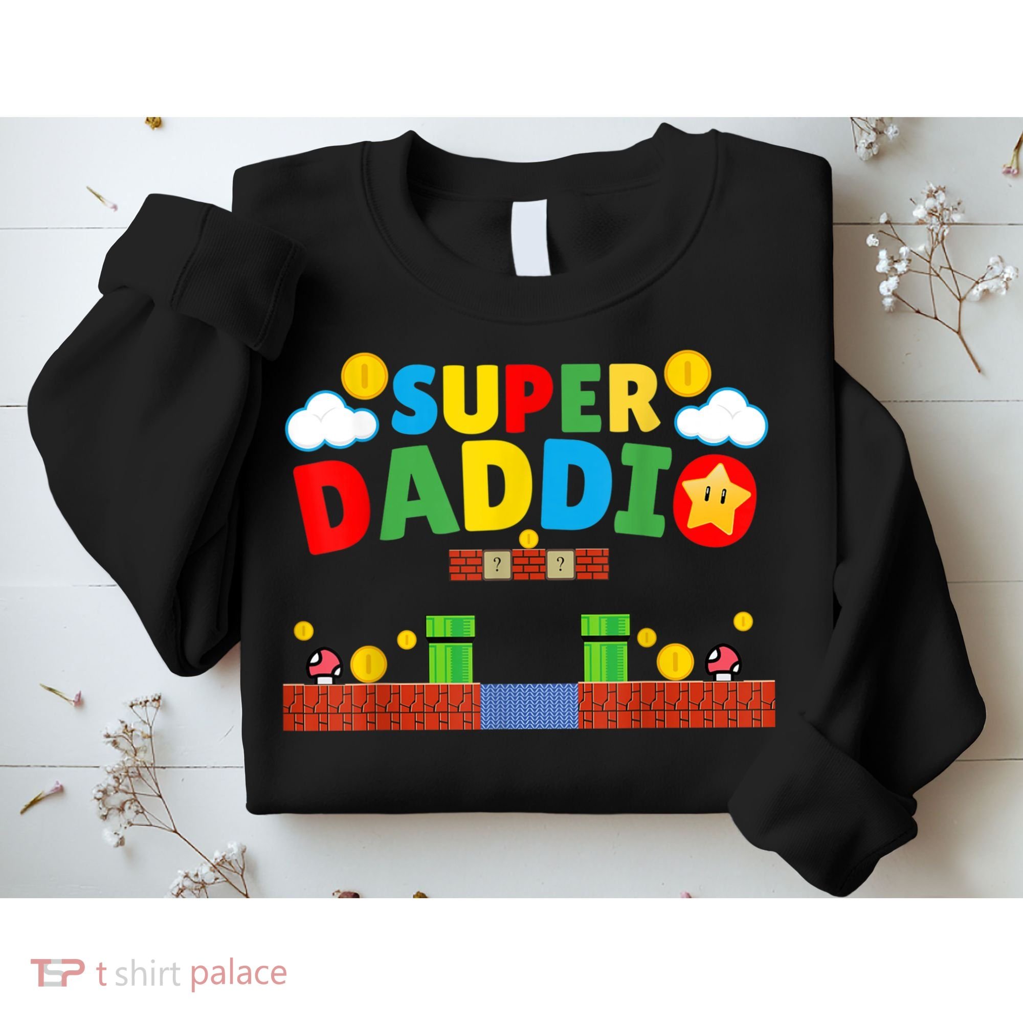 Super Dad Father's Day Gamer Daddy Super Daddio Sweatshirt