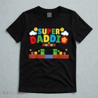 Super Dad Father's Day Gamer Daddy Super Daddio T-Shirt thumb 5